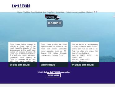 Symitours Travel Agency, Website, Photorgraphy, CMS, Application