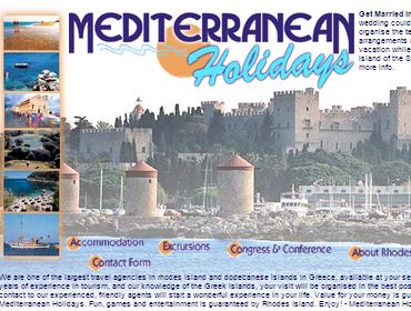 Mediterranean Holidays Trave Agency, Website